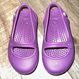 Crocs Kids Purple Shoes